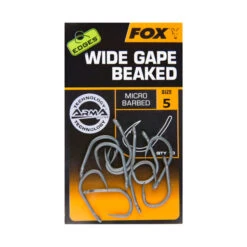 Fox Edges Wide Gape Beaked Hooks Size 5 Micro Barbed -VisMeester Verkoop 0be8619dce2473ed