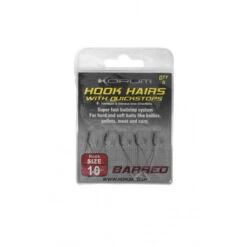 Korum Barbed Hook Hairs With Quickstops (5pcs) #14 -VisMeester Verkoop 0d8163f4983f75dd