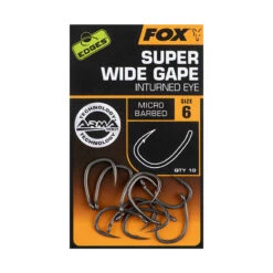 Fox Edges Armapoint Super Wide Gape Inturned Eye Karper Haak #4 (10 Stuks) -VisMeester Verkoop 25f032a97d9a0603