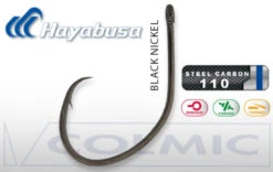 Hayabusa Sea HCRL 186 Circle Light Size 3/0 Black Nickel (5pcs)