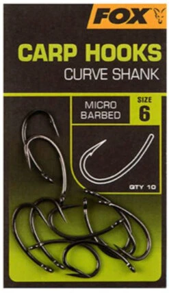 Fox Carp Hooks Curve Shank #2