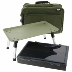 NGT Box Case System Met Tacklebox En Ingebouwde Bivvytafel -VisMeester Verkoop 8b35be68463a91d7