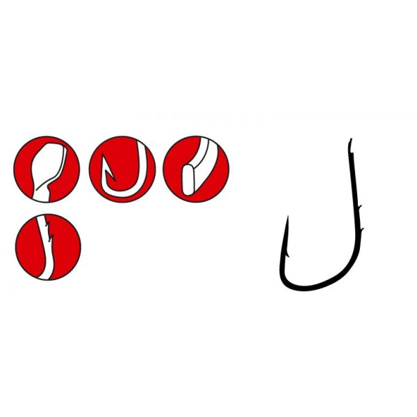 Gamakatsu LS-2120F Hooks Black (25pcs) Size 10 3 Gamakatsu LS-2120F Hooks Black (25pcs) Size 10