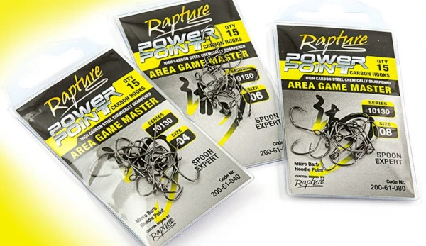 Rapture Area Game Master Hook 10130BL Size 6 (15pcs) 4 Rapture Area Game Master Hook 10130BL Size 6 (15pcs) - Afbeelding 2