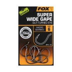 Fox Edges Armapoint Super Wide Gape Outturned Eye Karper Haak #2 (10 Stuks) -VisMeester Verkoop ec5f6d4694ee7cf5