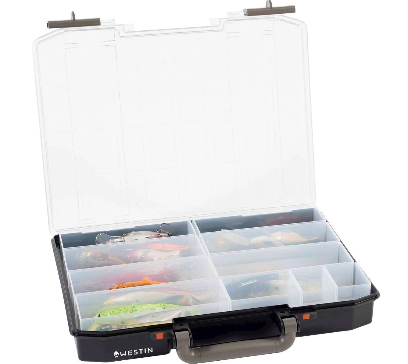 Westin W6 Lure Vault Tacklebox 5,7x33,7x27,8cm (10 Inserts) 4 Westin W6 Lure Vault Tacklebox 5,7x33,7x27,8cm (10 Inserts) - Afbeelding 2