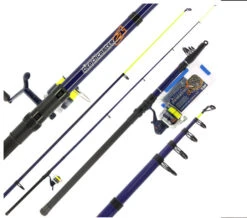 Angling Pursuits Telescopic Beachcaster Combo 3,60m (50-150g) -VisMeester Verkoop f489b5e96dfb268f
