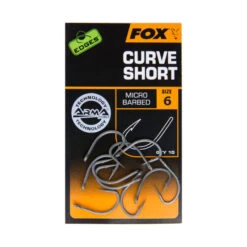Fox Edges Curve Shank Short Hooks Size 6 Micro Barbed -VisMeester Verkoop fc56bd550e10c5a6